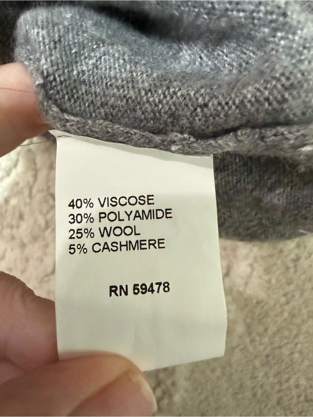 Filippo Riberti Italy Cashmere Wool 1/4 Zip Sweater Gray Men’s L NWT Luxury